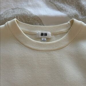 Uniqlo Women's Soft Cream Crew Neck Sweater